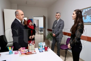 VAL EROL, SALIKLI HAYAT MERKEZN ZYARET ETT